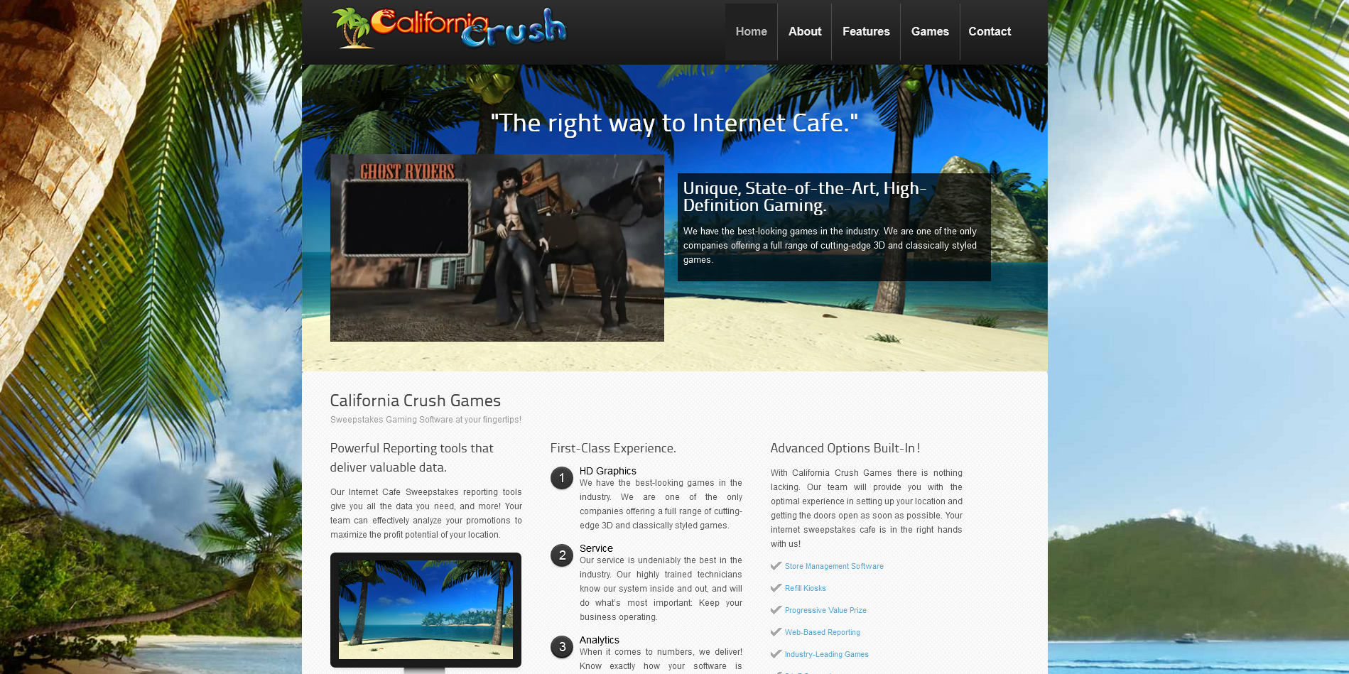 Website Design / Development - Cali Crush